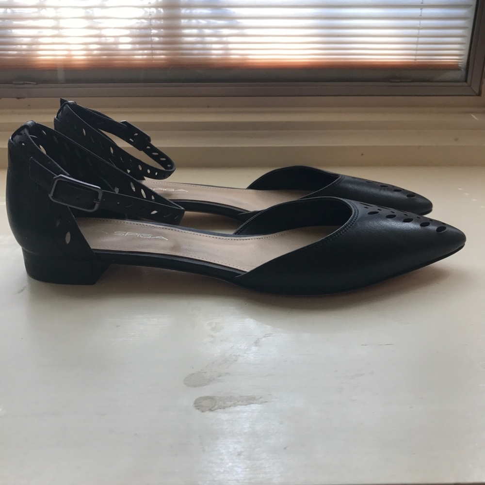 Via Spiga Ankle-Strap Cutout Flats 7 - Picture 4 of 5